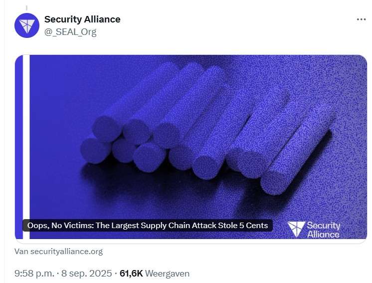X bericht Security Alliance