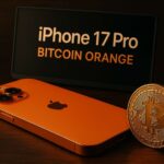 Apple kiest Bitcoin oranje voor iPhone 17, hint naar crypto?