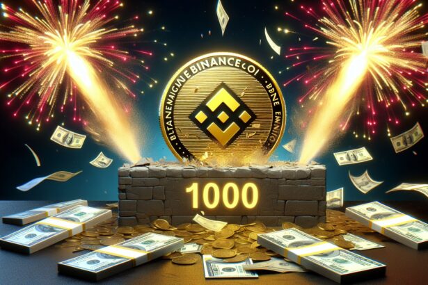 Binance Coin BNB doorbreekt voor het eerst grens van 1000 dollar