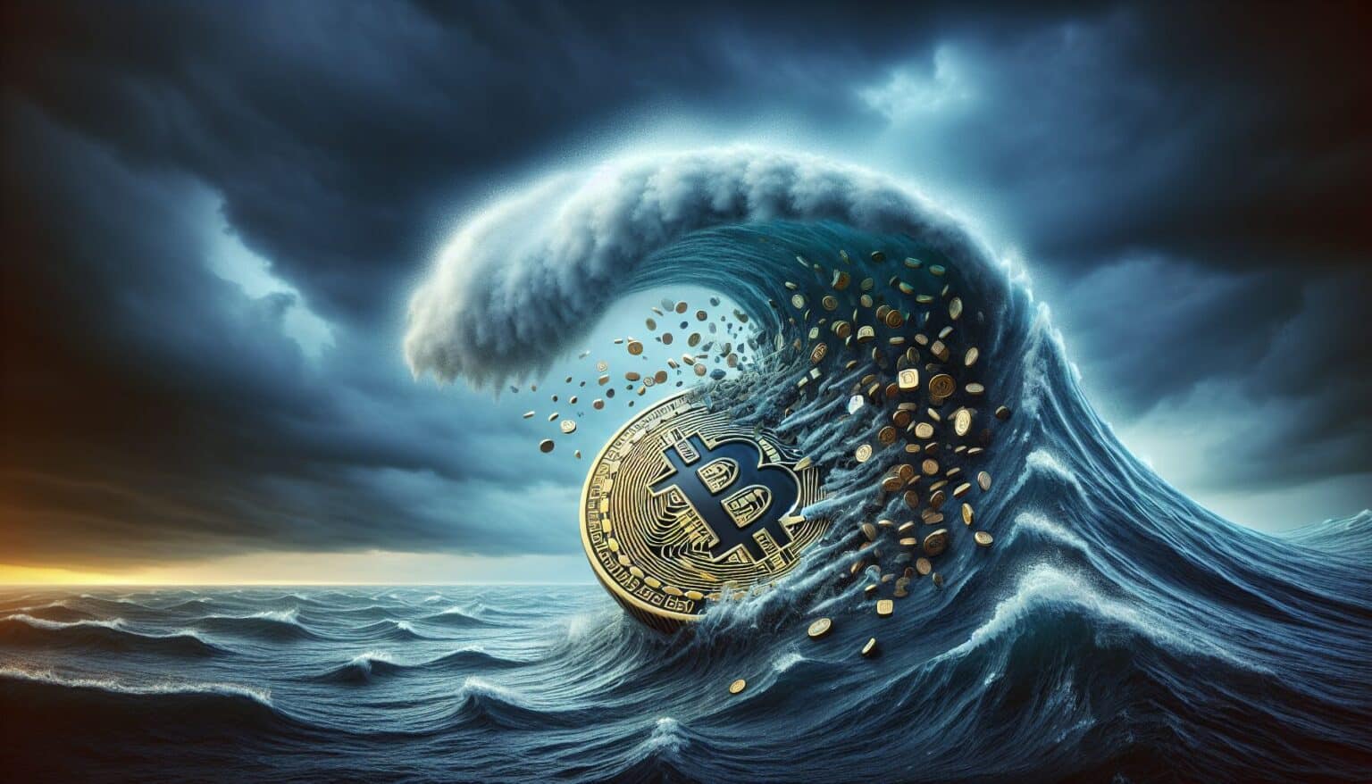 Bitcoin daalt door $1,7 miljard liquidatiegolf en marktdruk