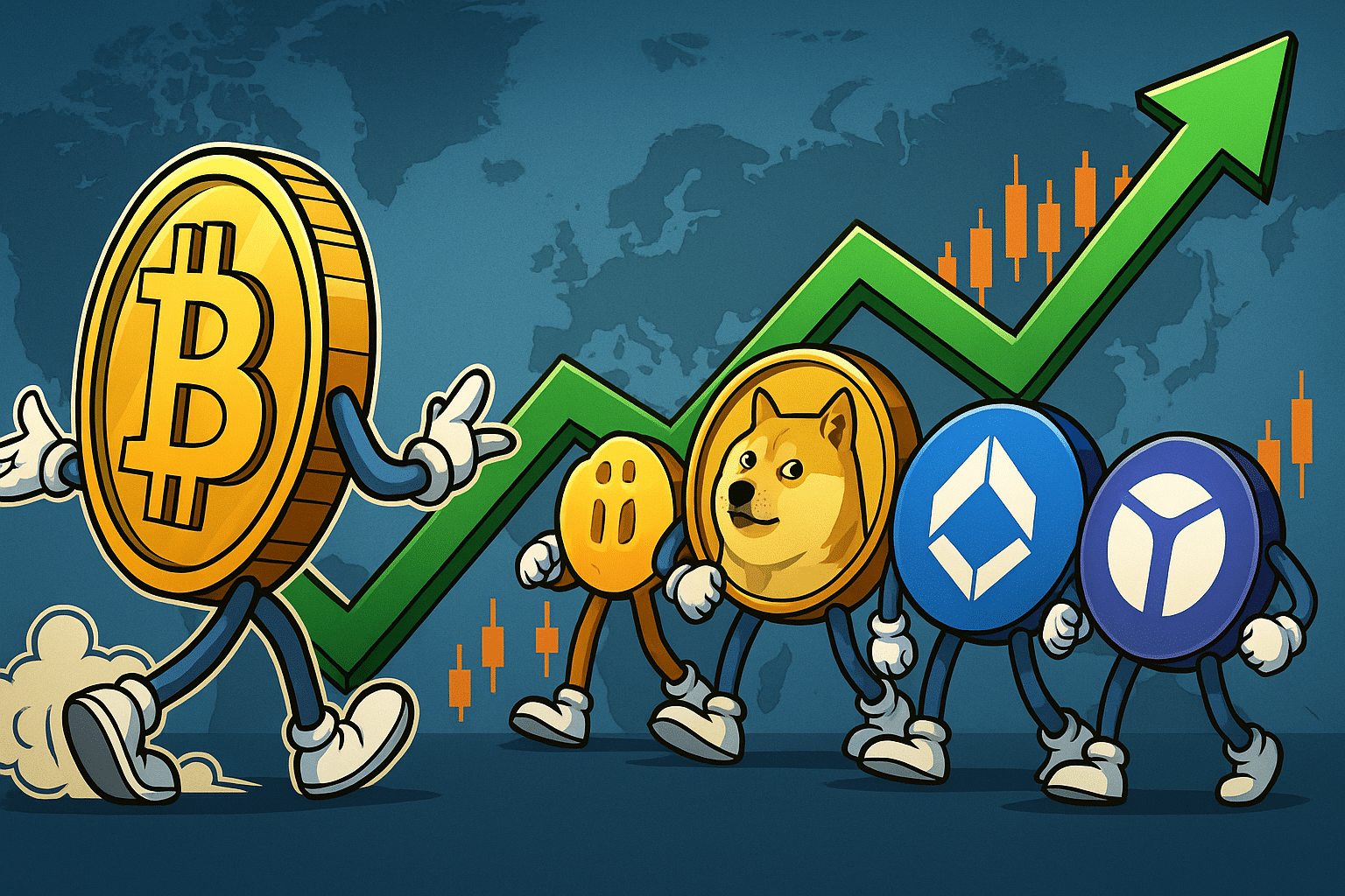 bitcoin verliest terrein van altcoins