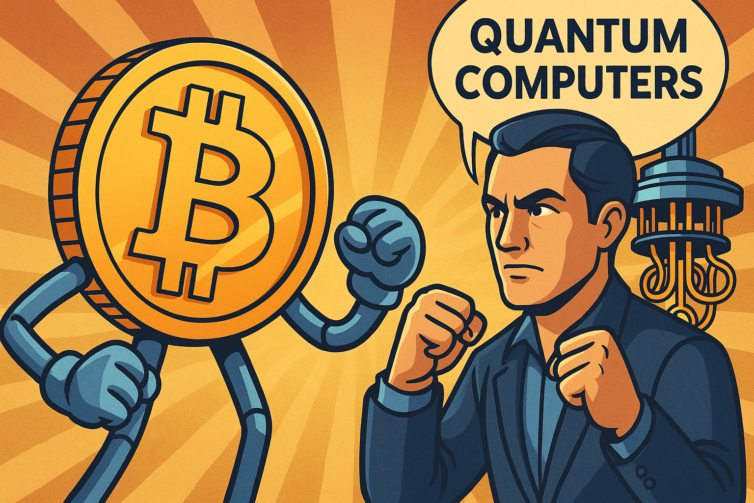 bitcoin gevaar kwantumcomputers