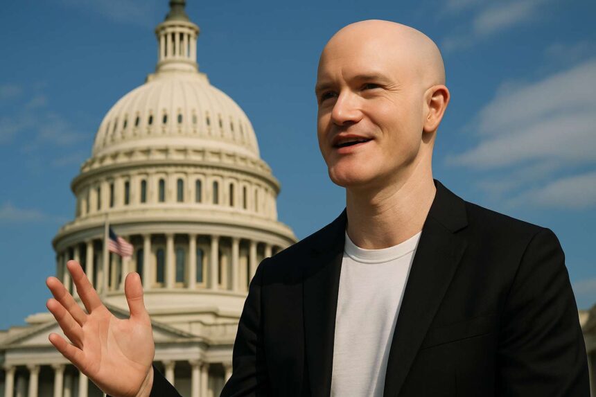 Coinbase CEO prijst nieuwe Amerikaanse crypto wetgeving en groei