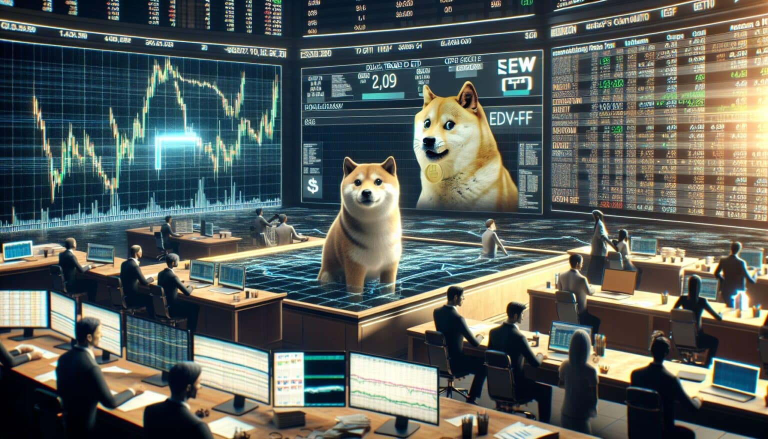 Dogecoin analyse, death cross drukt koers maar ETF biedt hoop