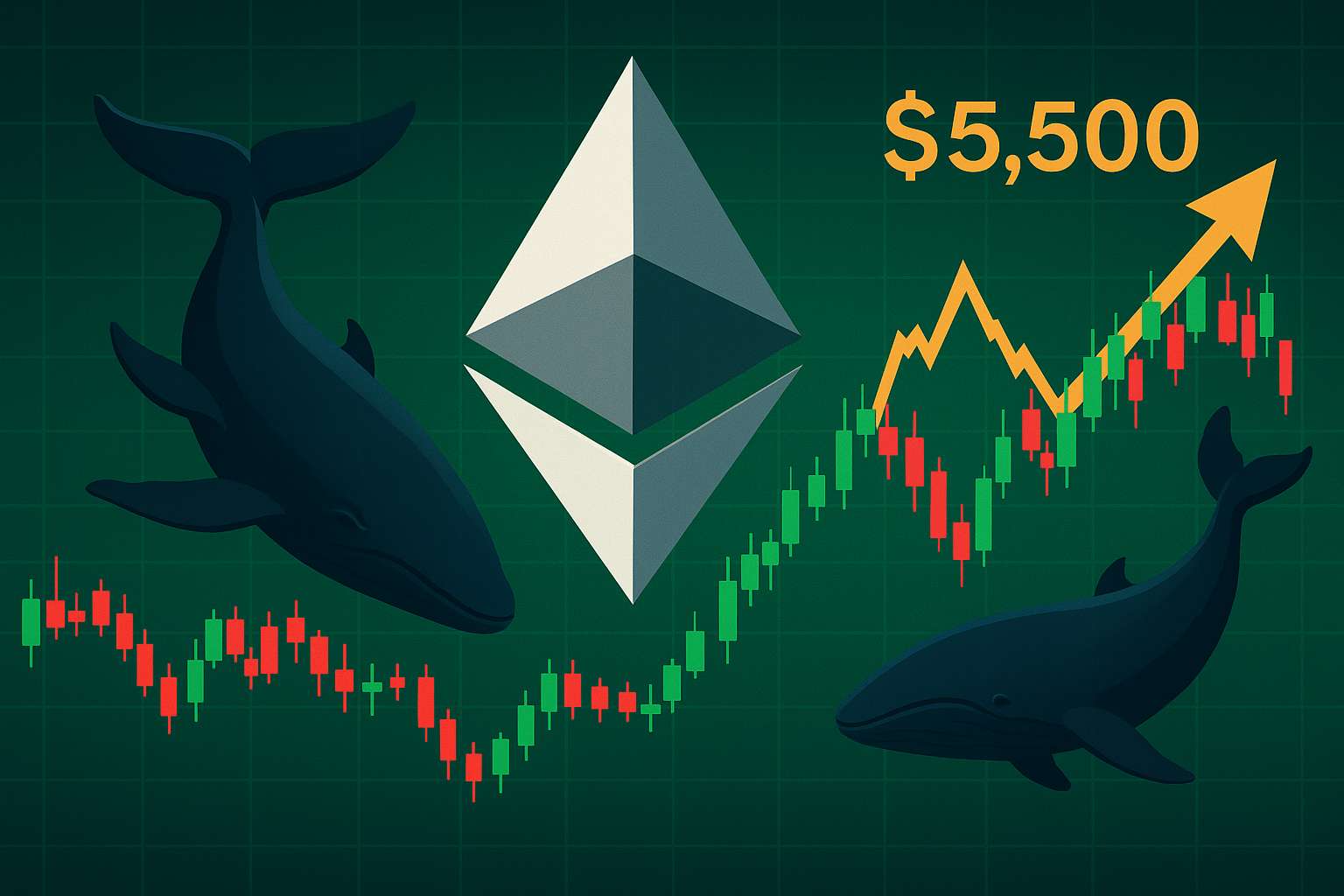 Ethereum koersvoorspelling: dump van whales, koersdoel $5.500