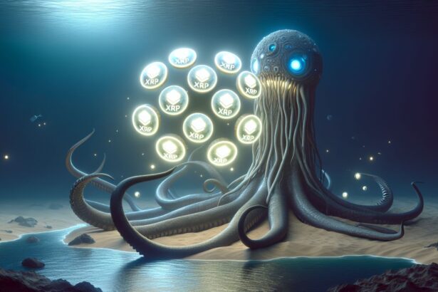 Kraken verplaatst 141 miljoen XRP intern zonder koersimpact