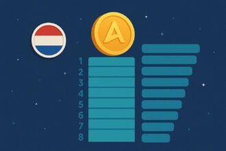 Populairste crypto vandaag in NL, Avantis leidt de top 10