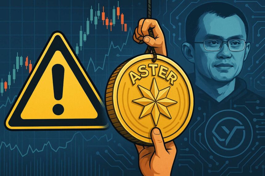 Waarschuwing voor rugpull bij ASTER-token ondanks CZ steun