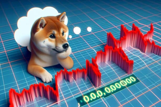 Shiba Inu koers worstelt met weerstand en dreigt daling naar 0,00001000