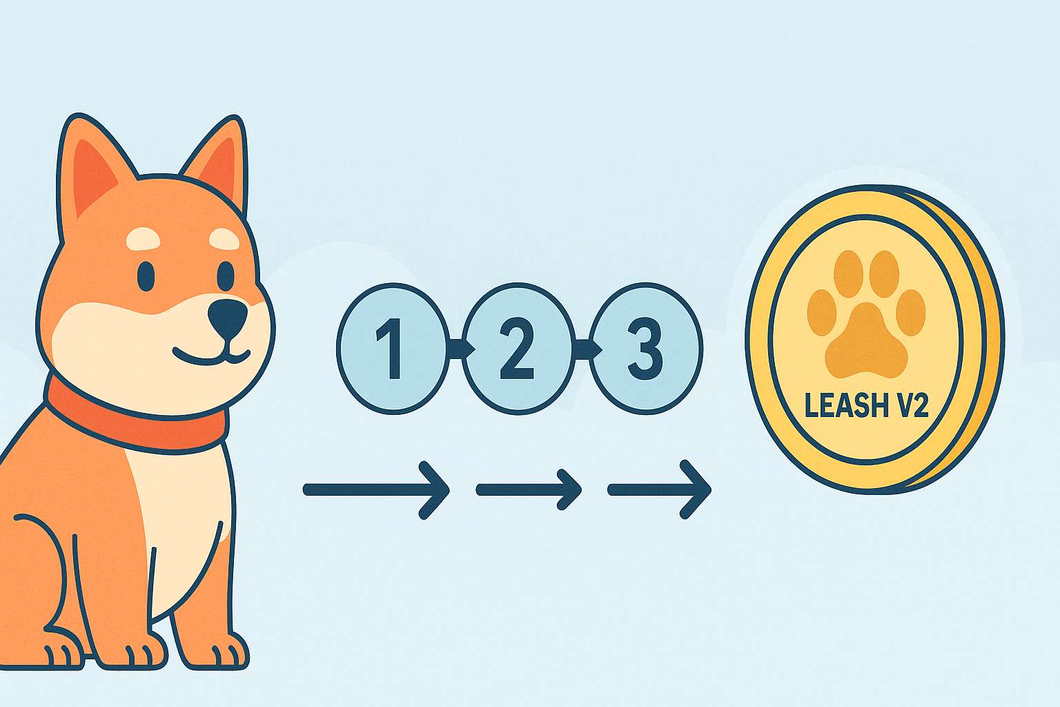 Shiba Inu LEASH V2 migratie: drie fases stap voor stap uitgelegd