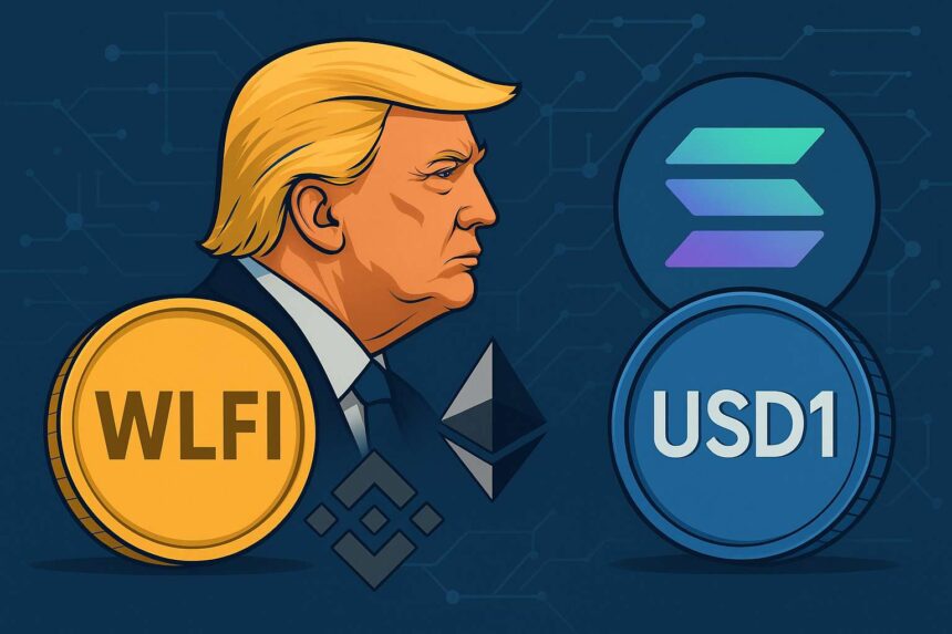 Trump’s WLFI token maakt Binance-debuut, USD1 live op Solana
