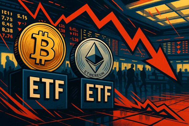 Bitcoin- en Ether-ETF’s verliezen $20 miljard na verkoopgolf