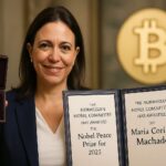 Bitcoin voorvechter María Corina Machado wint Nobelprijs