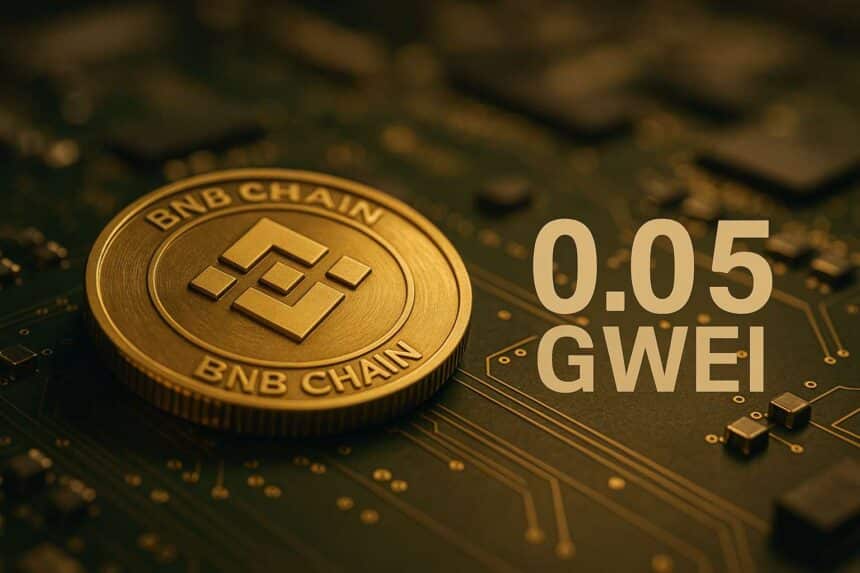 BNB Chain verlaagt transactiekosten naar 0,05 Gwei