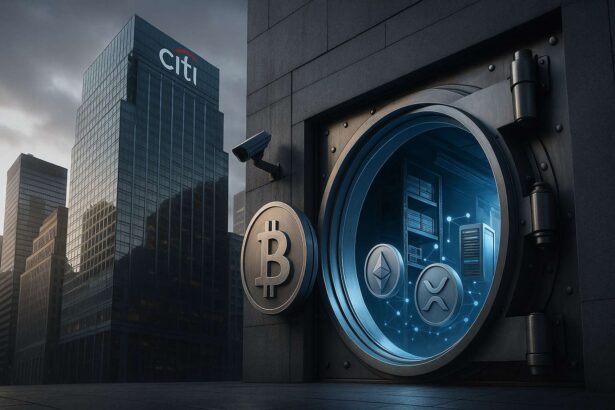 Amerikaanse Citibank stapt in crypto: custody-dienst start in 2026