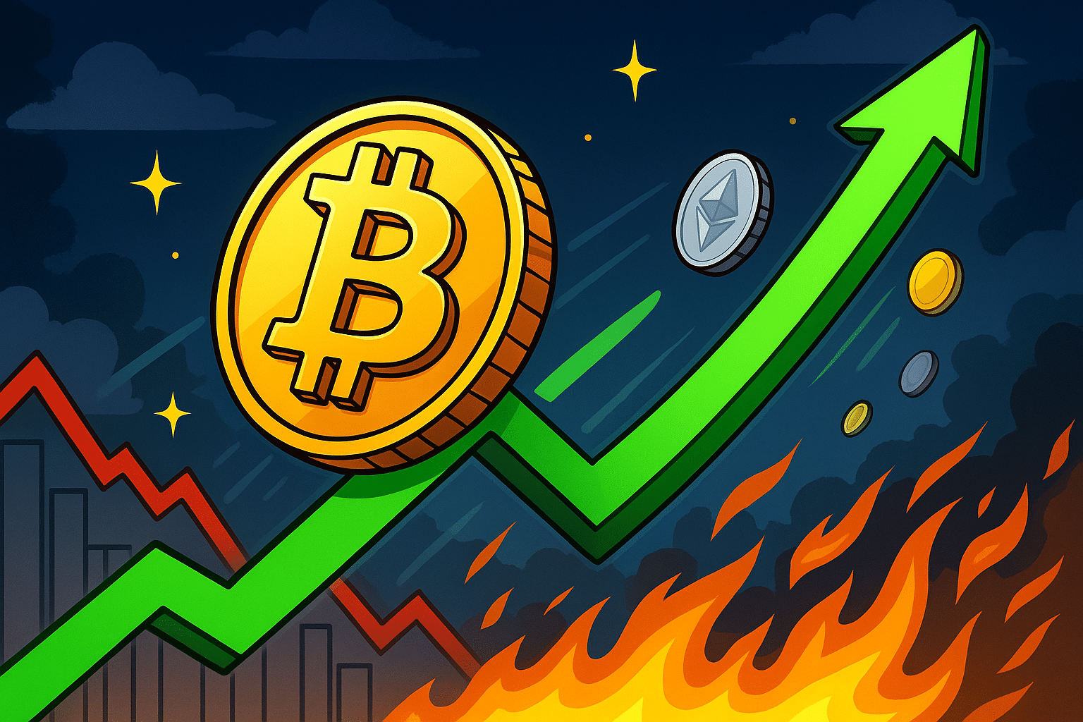 cryptomarkt stijgt na crash
