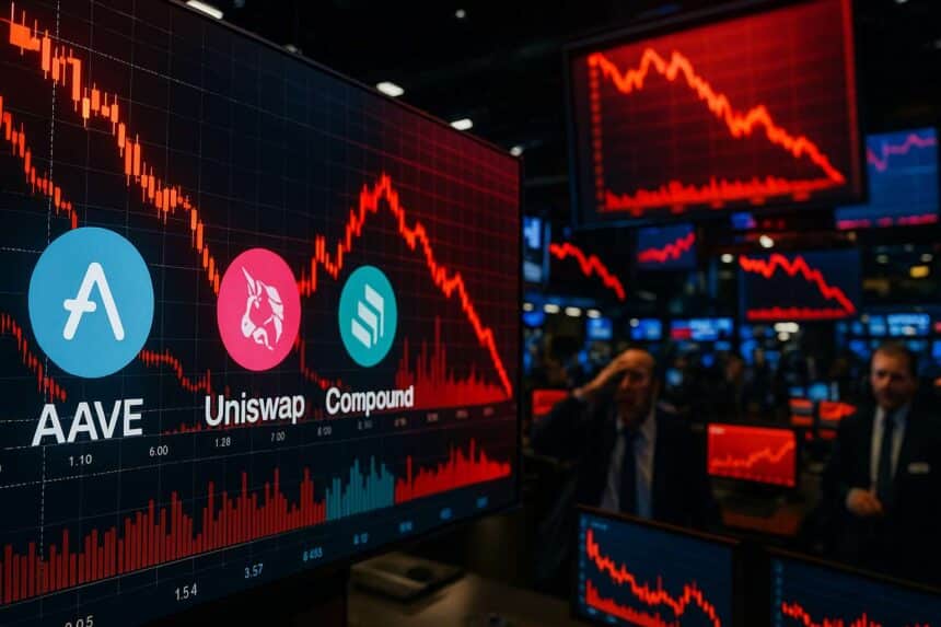 DeFi flash crash schudt markt op met record handelsvolumes