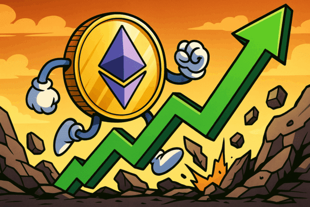 ethereum koers toont veerkracht en herstelt