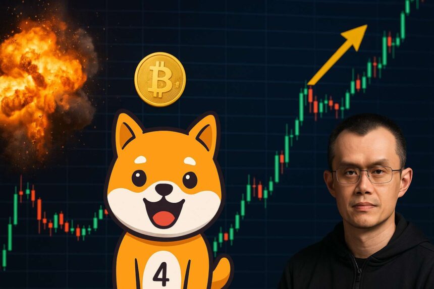 Explosieve stijging meme-token 4 na BNB Chain hack en CZ tweet