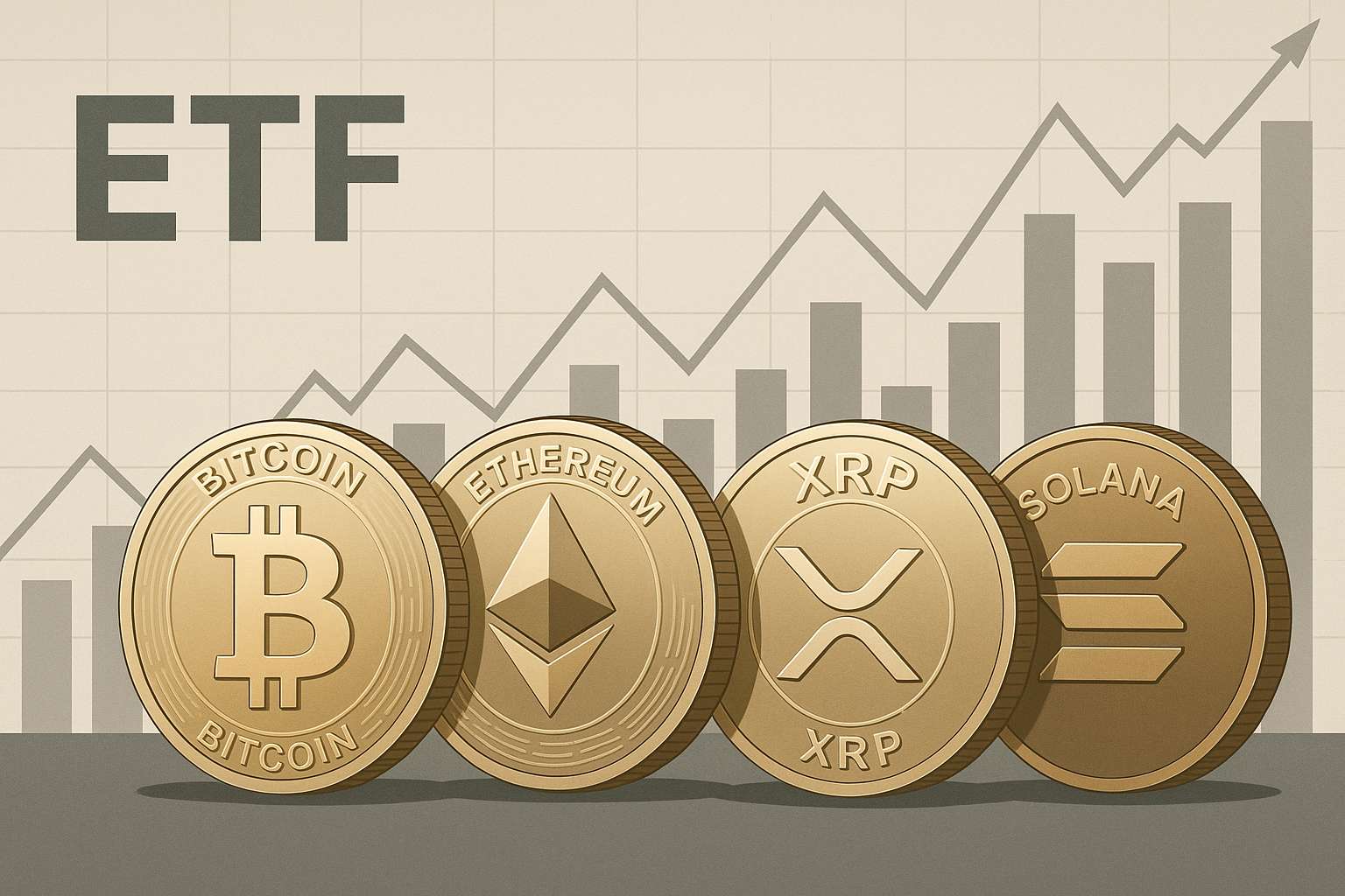 ProShares start crypto-ETF met XRP, Bitcoin en Solana