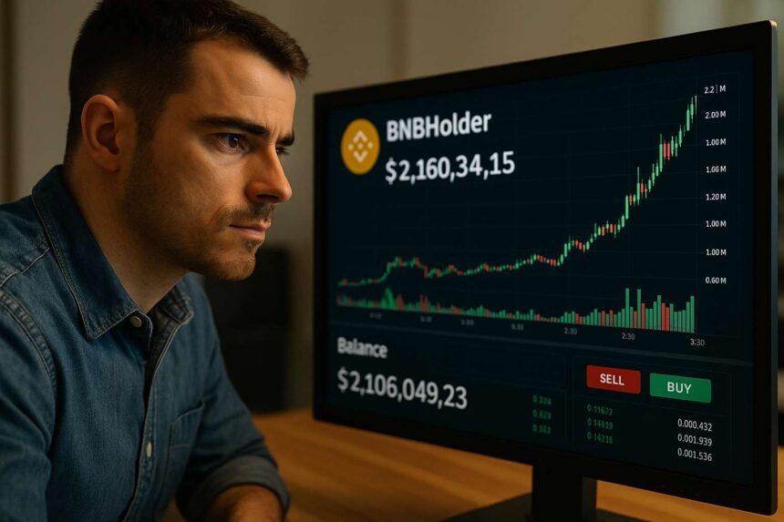 Trader maakt $2,1 miljoen winst met BNBHolder in één uur