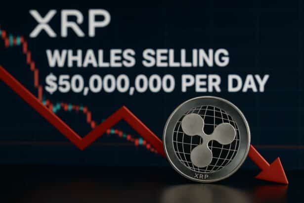 XRP onder druk: whales verkopen $50 miljoen aan XRP per dag