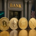Amerikaanse banken mogen nu BTC, ETH, SOL en XRP houden