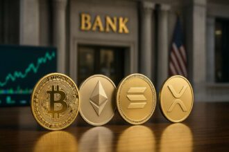 Amerikaanse banken mogen nu BTC, ETH, SOL en XRP houden