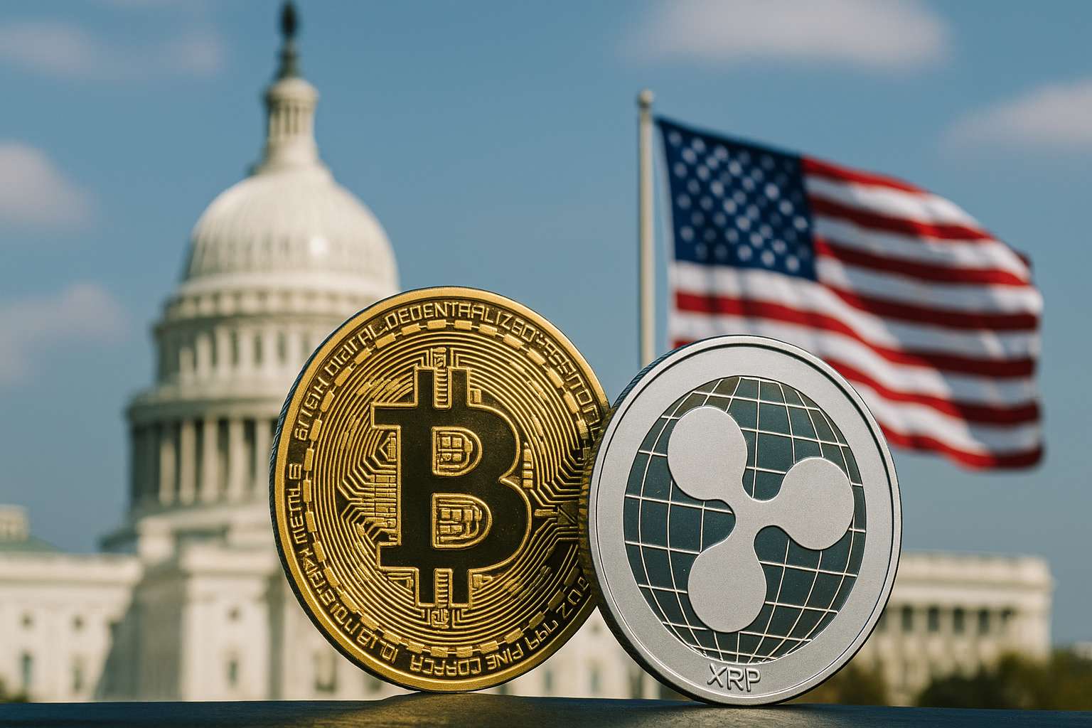 Bitcoin en XRP stijgen hard na einde Amerikaanse shutdown