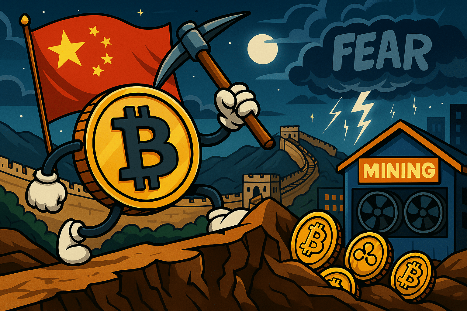bitcoin mining door china neemt toe