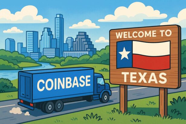 Coinbase verhuist naar Texas voor gunstiger cryptoregels