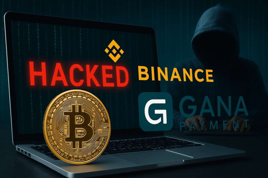 GANA Payment verliest $3,1 miljoen door Binance-hack