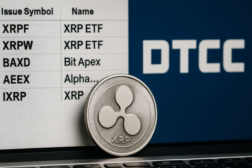XRP Nieuws: 5 XRP ETF's duiken op in DTCC-systeem
