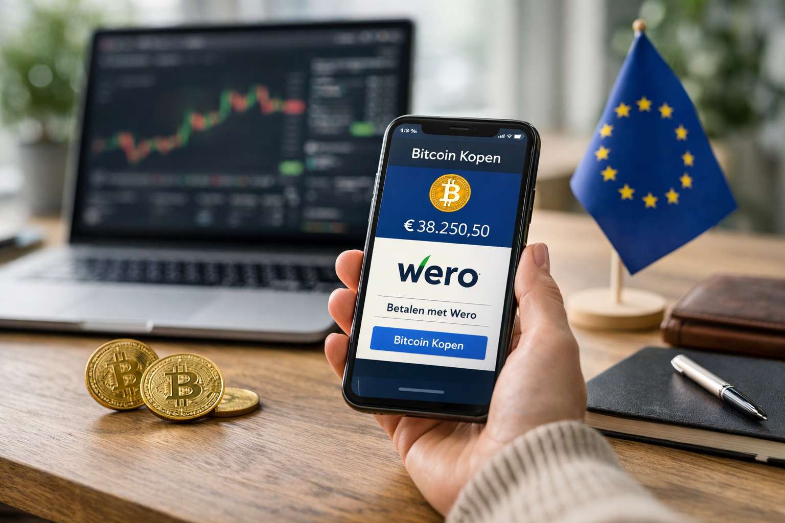 Bitcoin kopen met Wero (IDEAL)