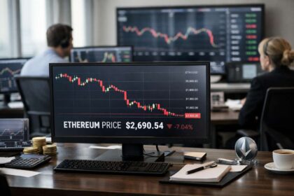 Ethereum koers onder $2.700 na $414 miljoen aan liquidaties