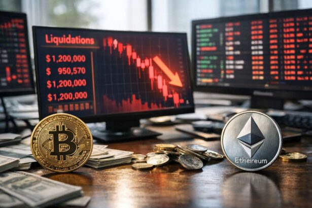 Miljarden aan liquidaties vlak vóór aflopen Bitcoin- en ETH-opties