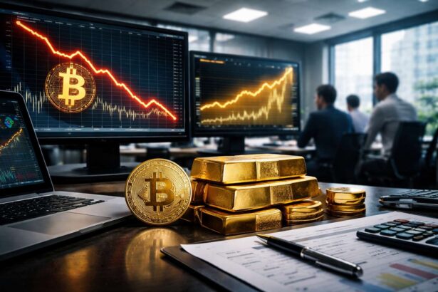 Bitcoin verliest van goud: analisten waarschuwen