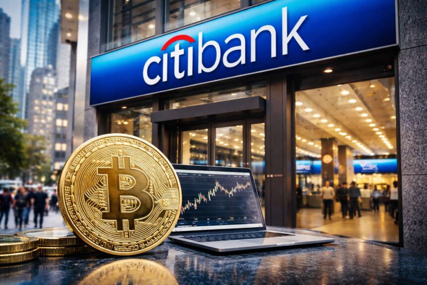 CitiBank start met Bitcoin diensten in 2026