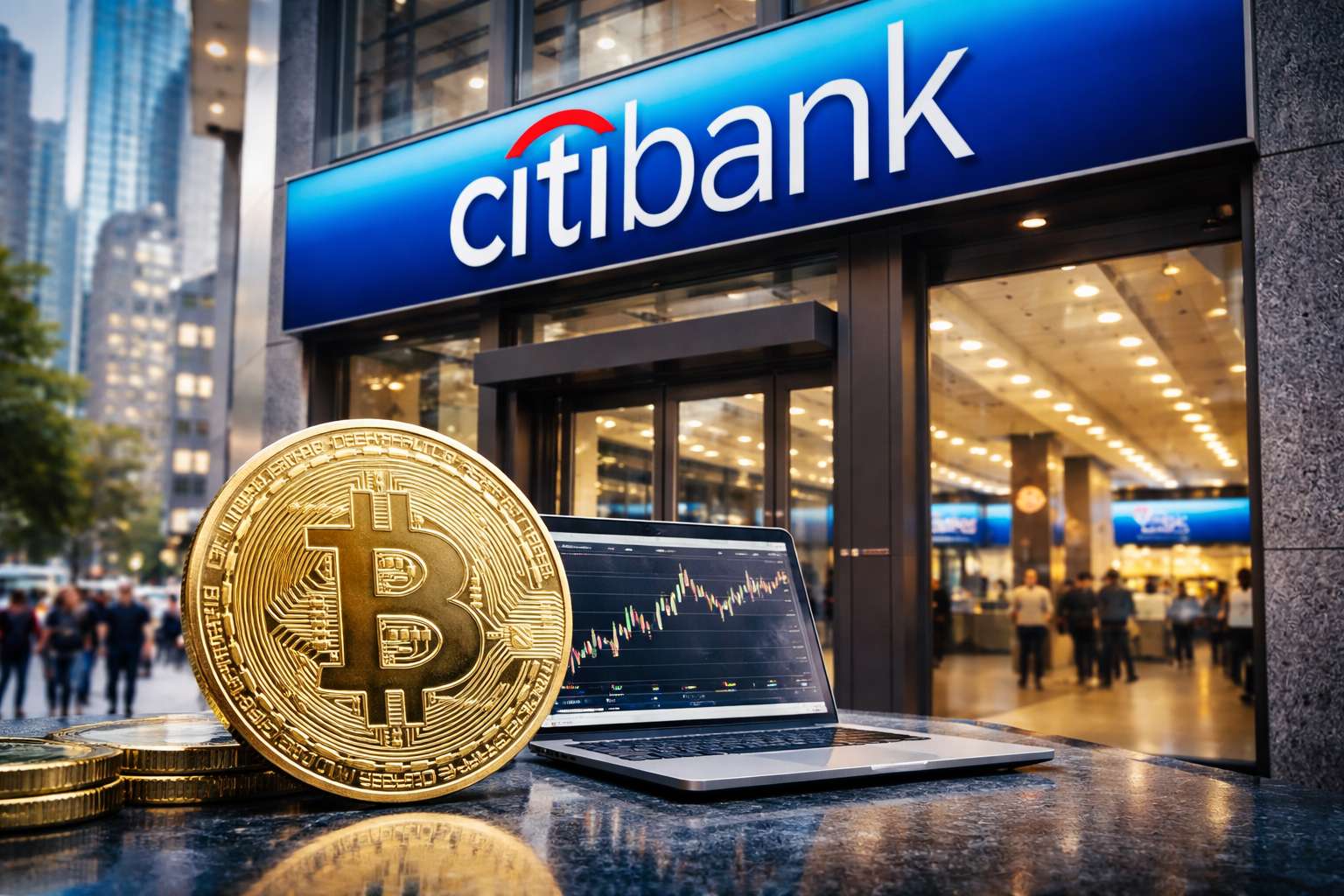 CitiBank start met Bitcoin diensten in 2026