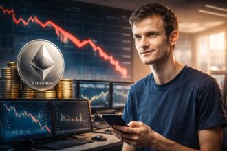 Ethereum-oprichter Vitalik verkoopt ETH bij dalende koers