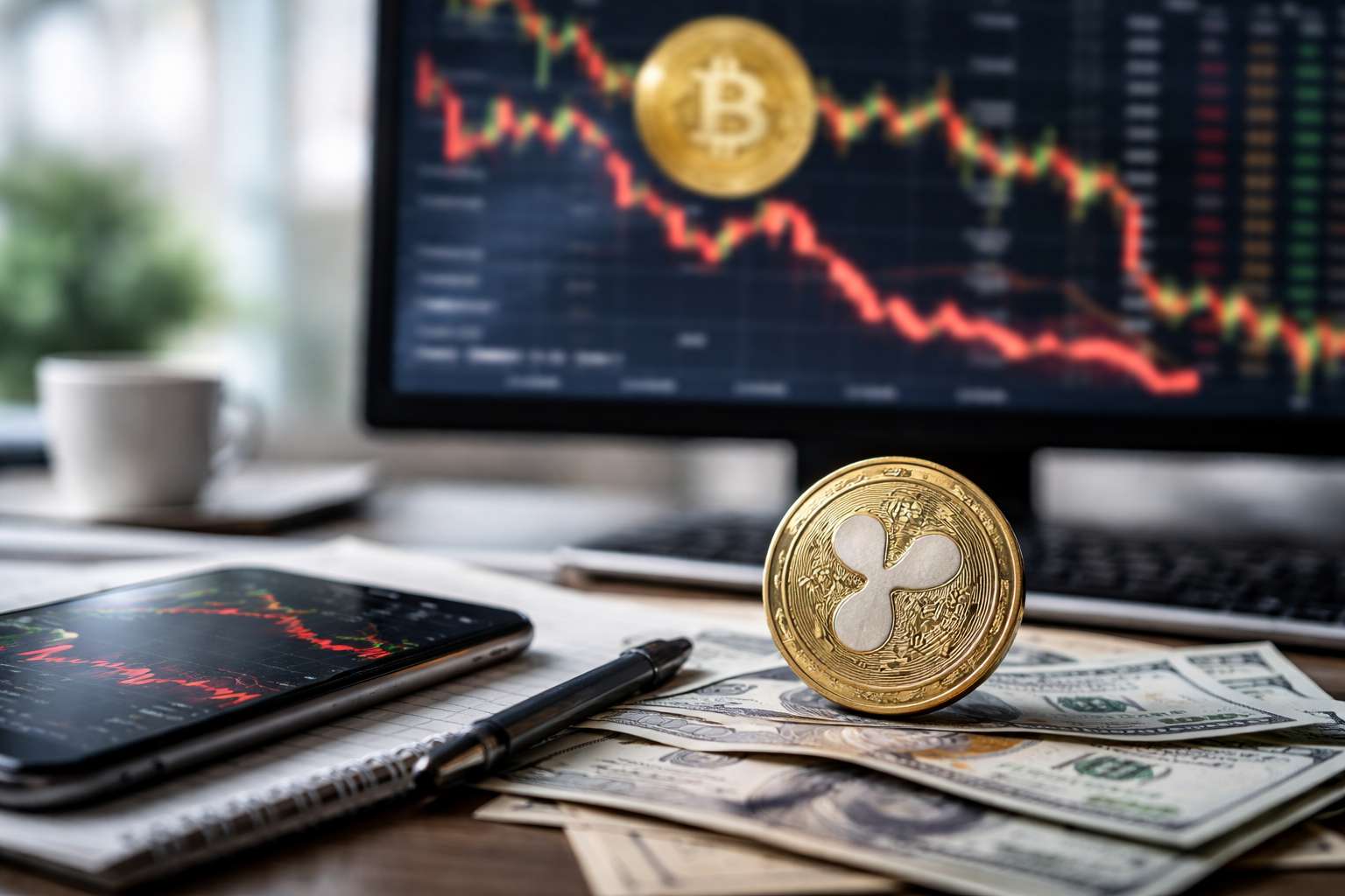 Waarom Crasht XRP? Koers zakt 12% naar $1,36