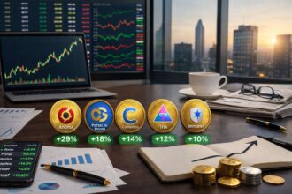 Beste crypto vandaag 19 maart 2026: Top 10 grootste stijgers