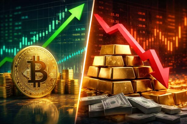 Bitcoin-ETF’s zien instroom terwijl goud-ETF miljarden verliest