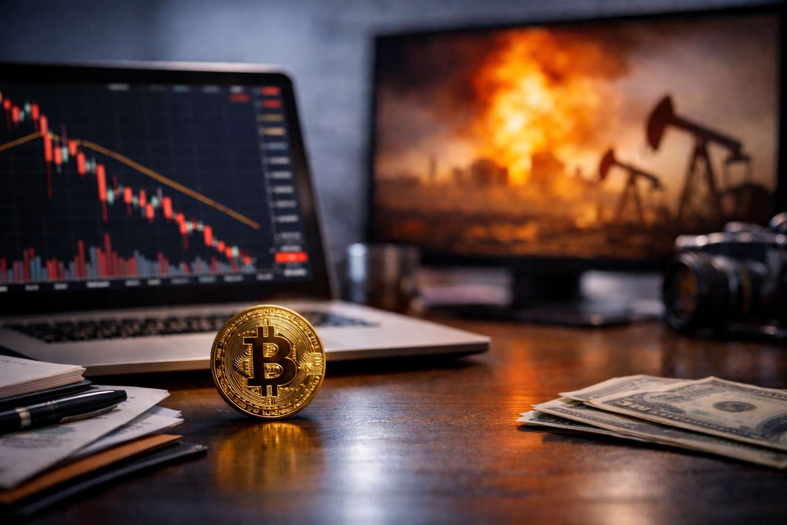 Bitcoin koers: Iran-oorlog zorgt voor nieuwe druk