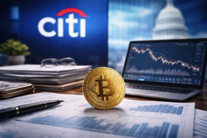 Citigroup verlaagt Bitcoin-doel door vertraging CLARITY Act