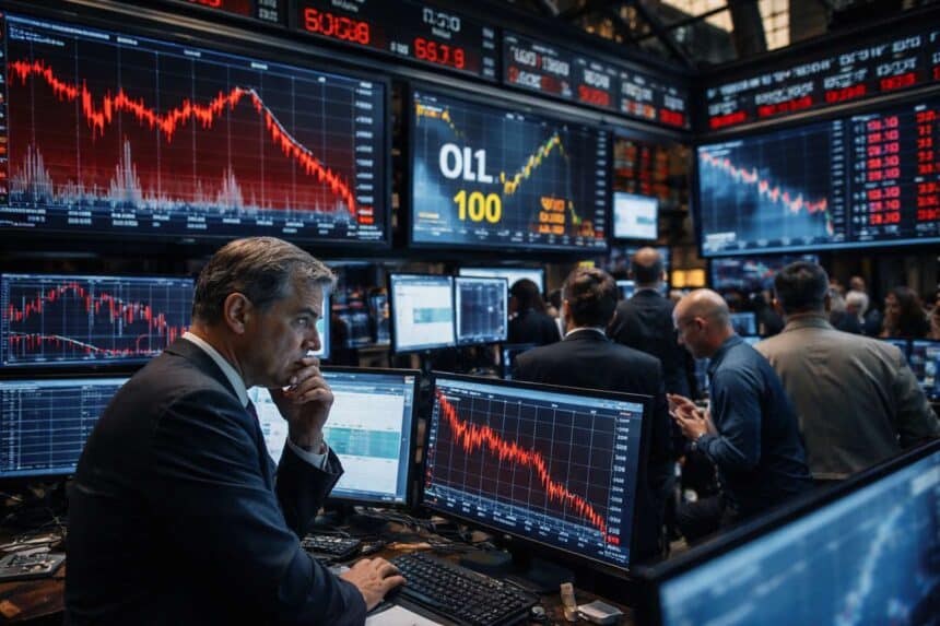 Crypto aandelen crash? Wall Street ziet kans stijgen naar 35%