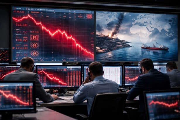 Cryptomarkt crash dreigt door Iran-oorlog, zegt grote bank in VS