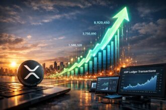 Gigantische stijging XRP Ledger: transacties schieten omhoog