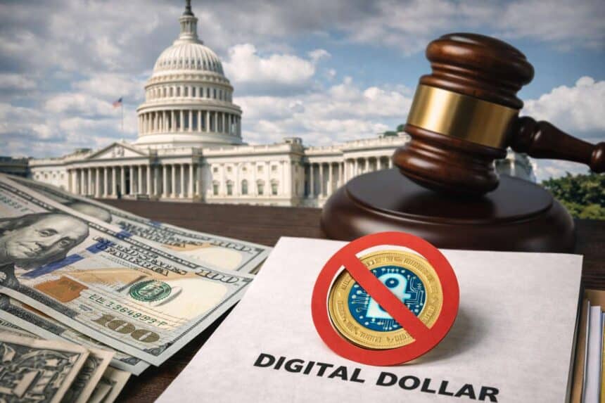 Senaat blokkeert digitale dollar met nieuw CBDC-verbod